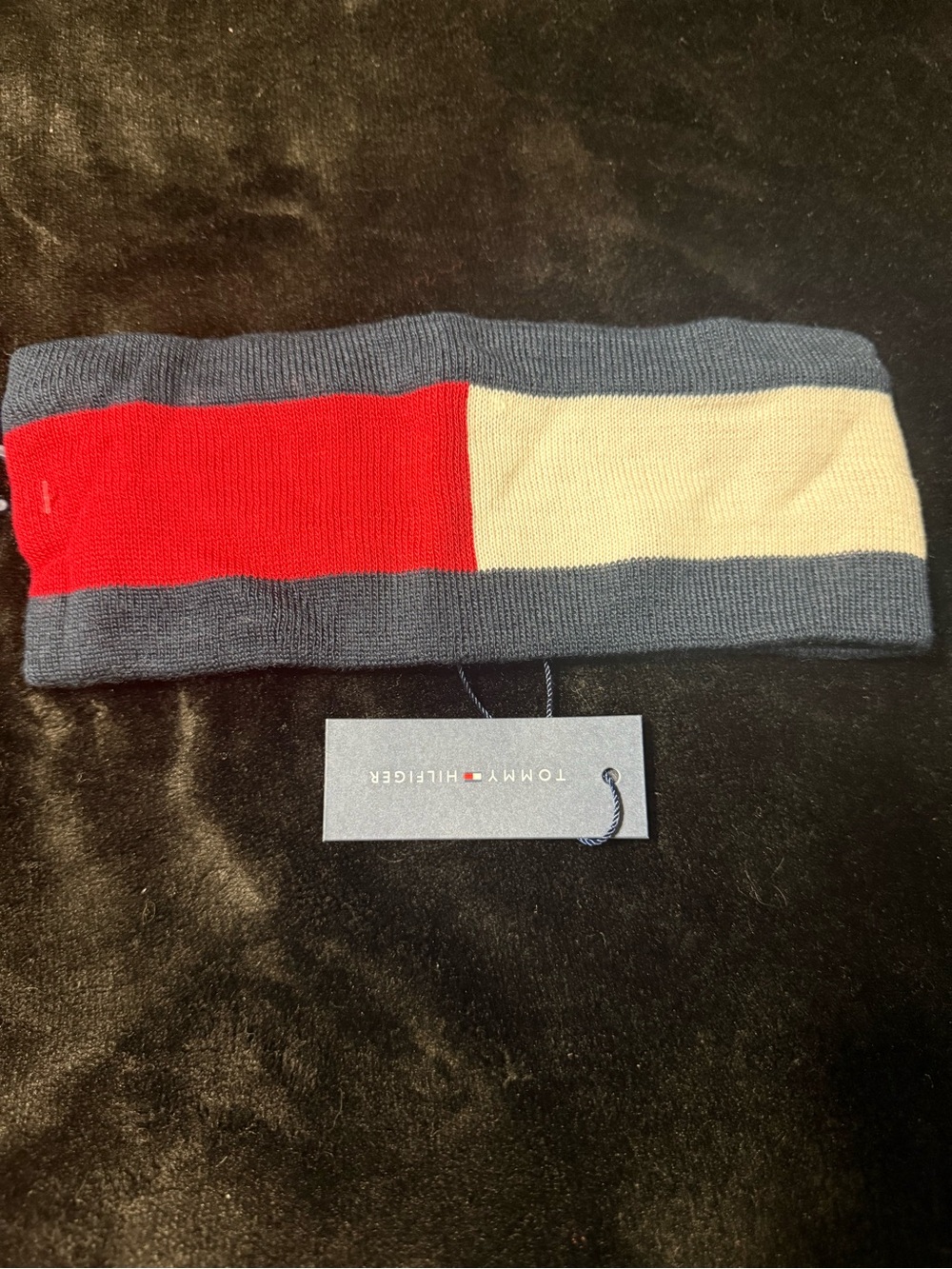 Tommy Hilfiger Red, White & Blue Knit Headband